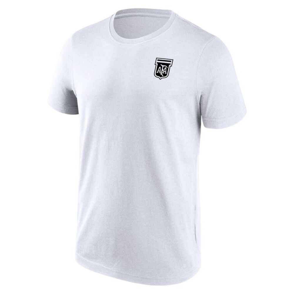 Argentina Mens Graphic Print Regular T-Shirt / White